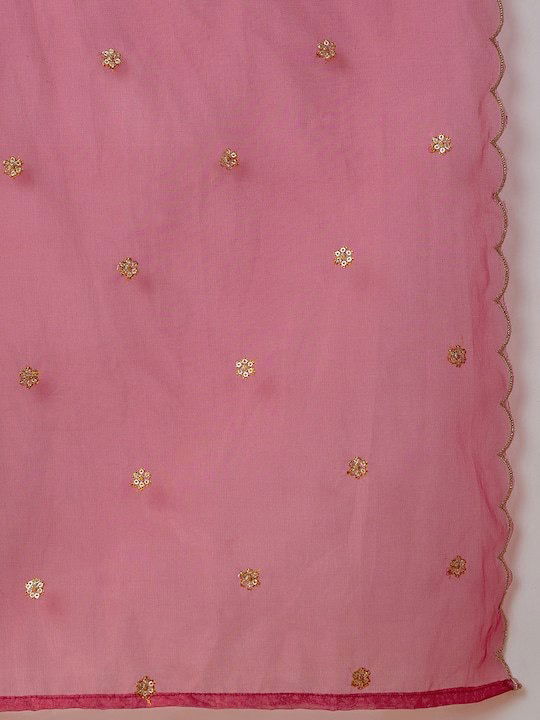 Manasvi Embroidery Vichira Silk Alia Cut Kurti With Bottom Dupatta
